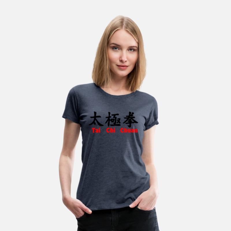 Tai ji quan script horizontal with text red