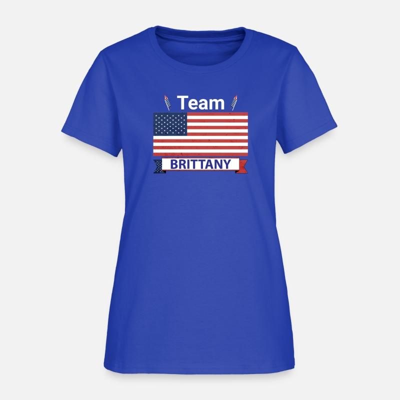 Team Brittany USA American Flag Stripe