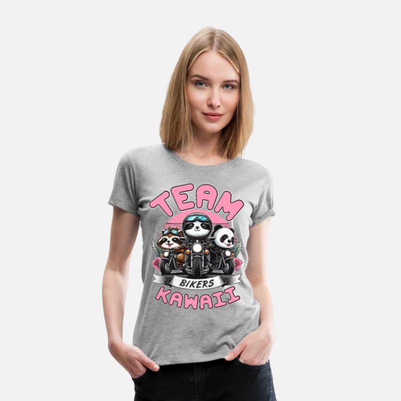 TEAM KAWAII BIKERS: PANDA, RACCOON, AND SLOTH