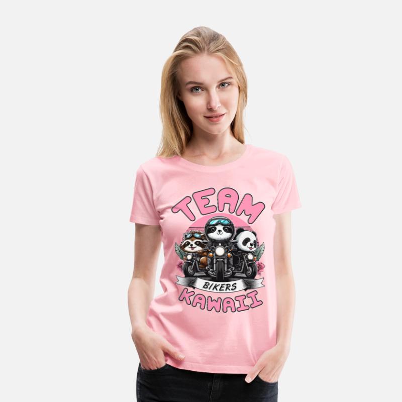 TEAM KAWAII BIKERS: PANDA, RACCOON, AND SLOTH
