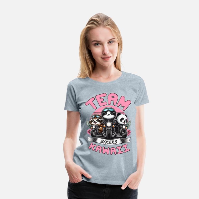 TEAM KAWAII BIKERS: PANDA, RACCOON, AND SLOTH