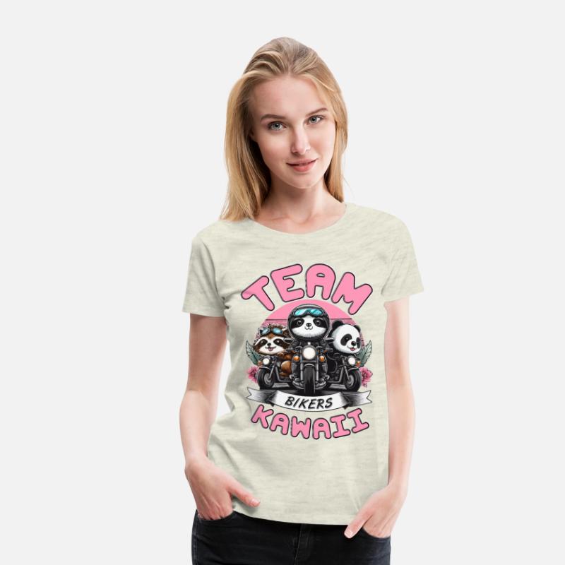 TEAM KAWAII BIKERS: PANDA, RACCOON, AND SLOTH