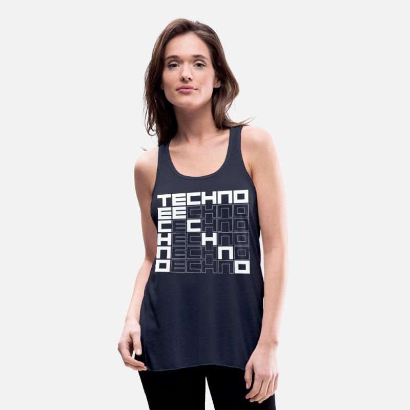 techno music bold text