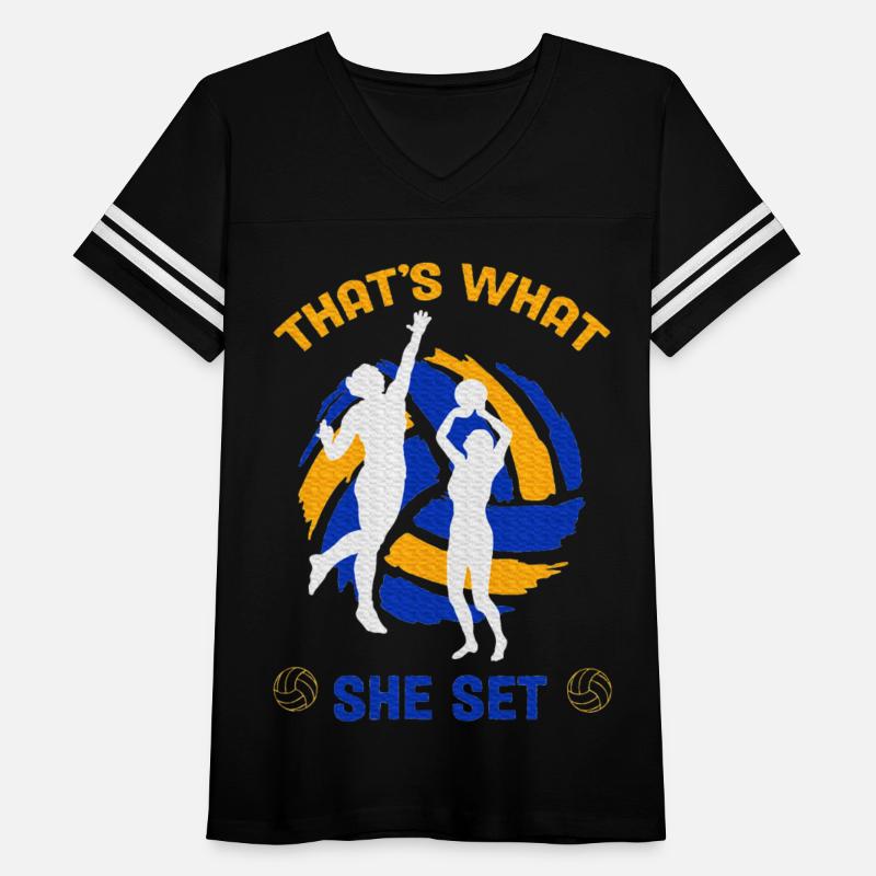 That's What She Set Girls Volley Setter Play Beach