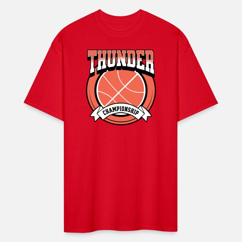 Thunder Hoops Ballers Sports Emblem Art