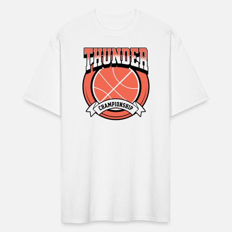 Thunder Hoops Ballers Sports Emblem Art