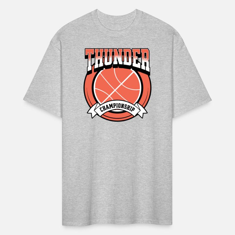 Thunder Hoops Ballers Sports Emblem Art