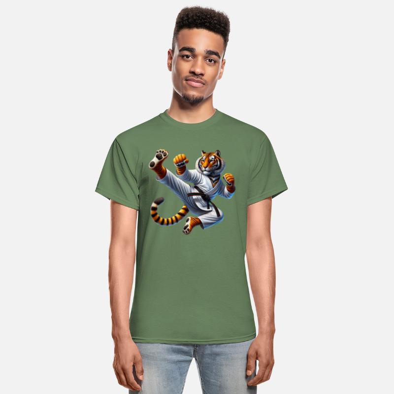 Tiger Martial Artist in Action