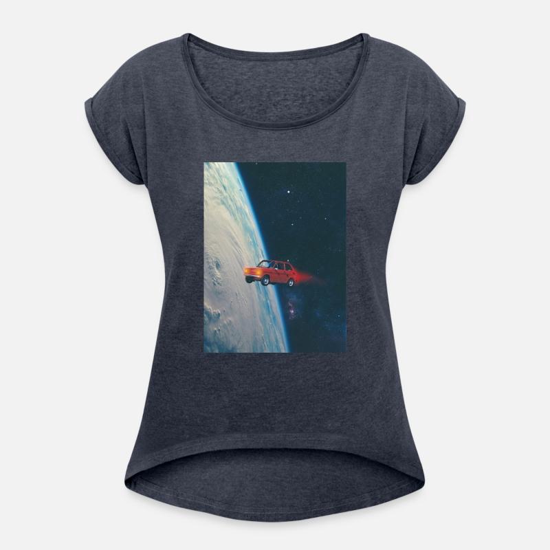 Tiny Red Car in Space
