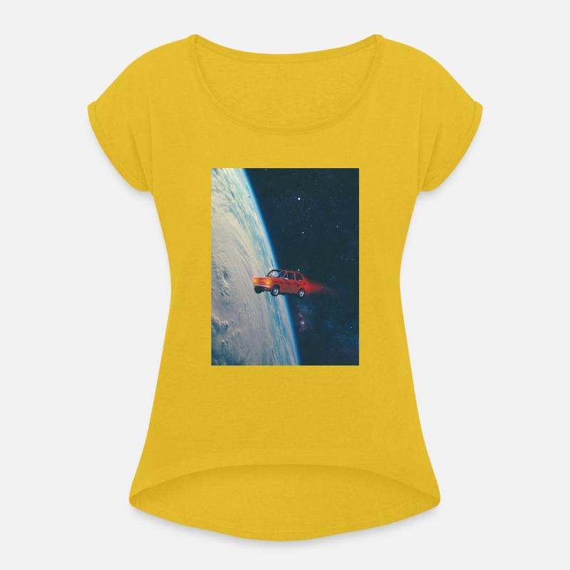 Tiny Red Car in Space