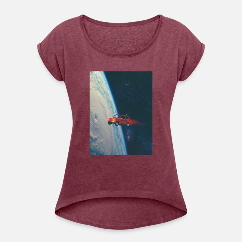 Tiny Red Car in Space