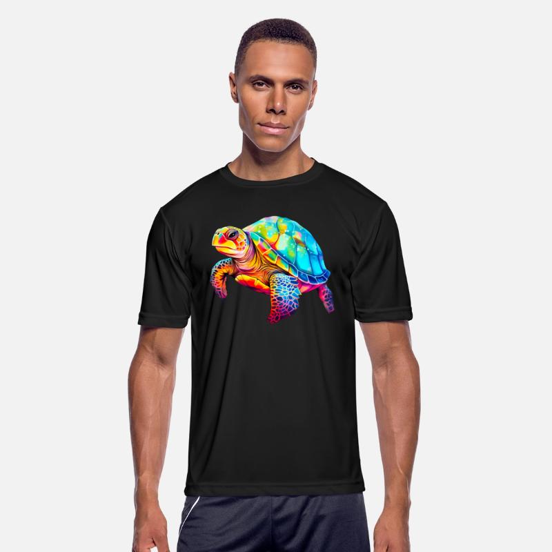 Turtle-Inspired Psychedelic Shell Shock Sea Turtle