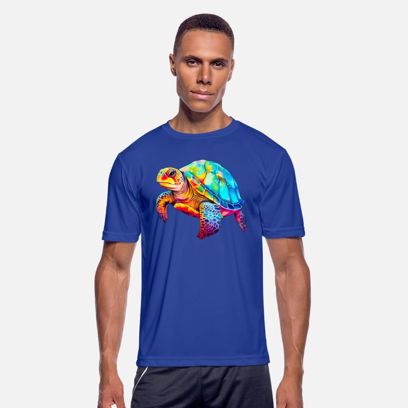 Turtle-Inspired Psychedelic Shell Shock Sea Turtle