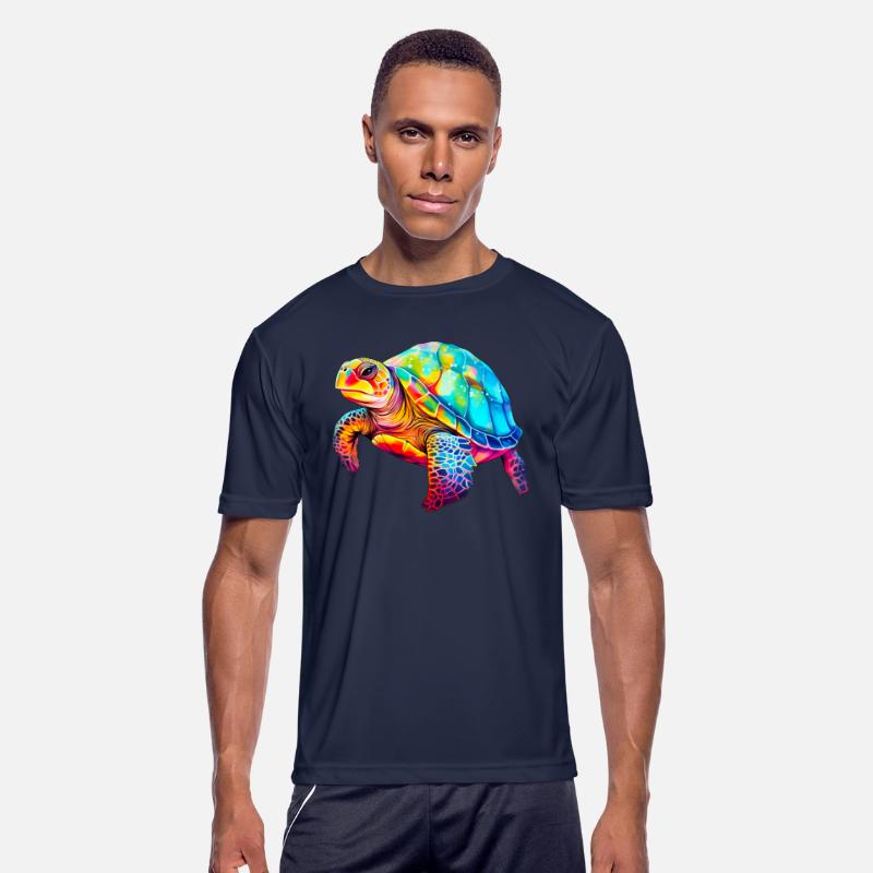 Turtle-Inspired Psychedelic Shell Shock Sea Turtle