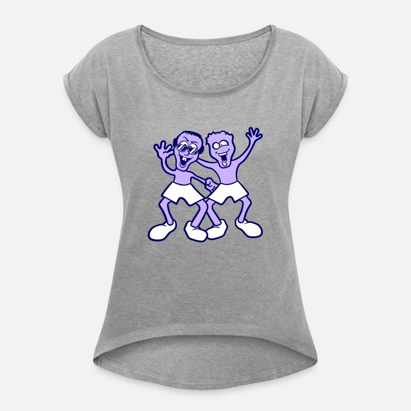 Two Cool DJ Party Guys 2 Waving Team Friends Crew