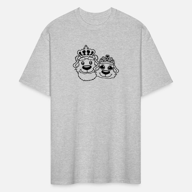 Two Dogs Crown King Queen Ruler 2 Majesty Couple