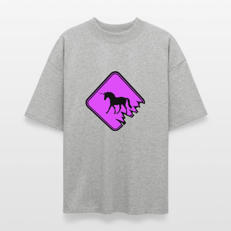 Unicorn warning sign Danger Caution Attention Zone