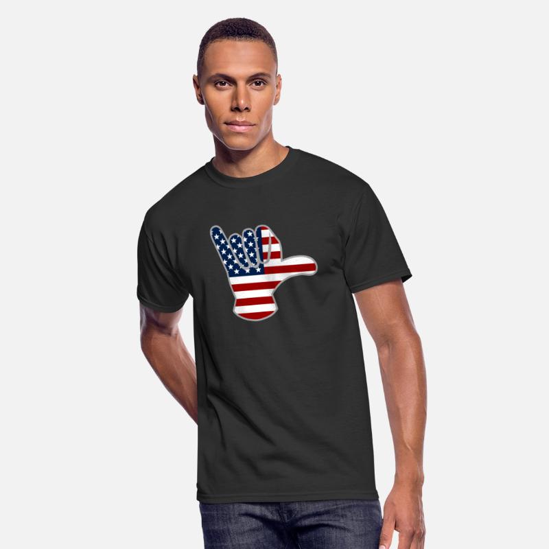 USA flag Shaka