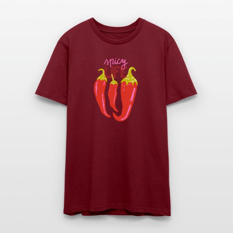 Vibrant Chili Pepper Illustration T-Shirt