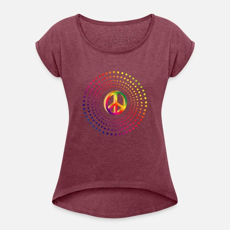 Vibrant Peace Symbol in bright colors