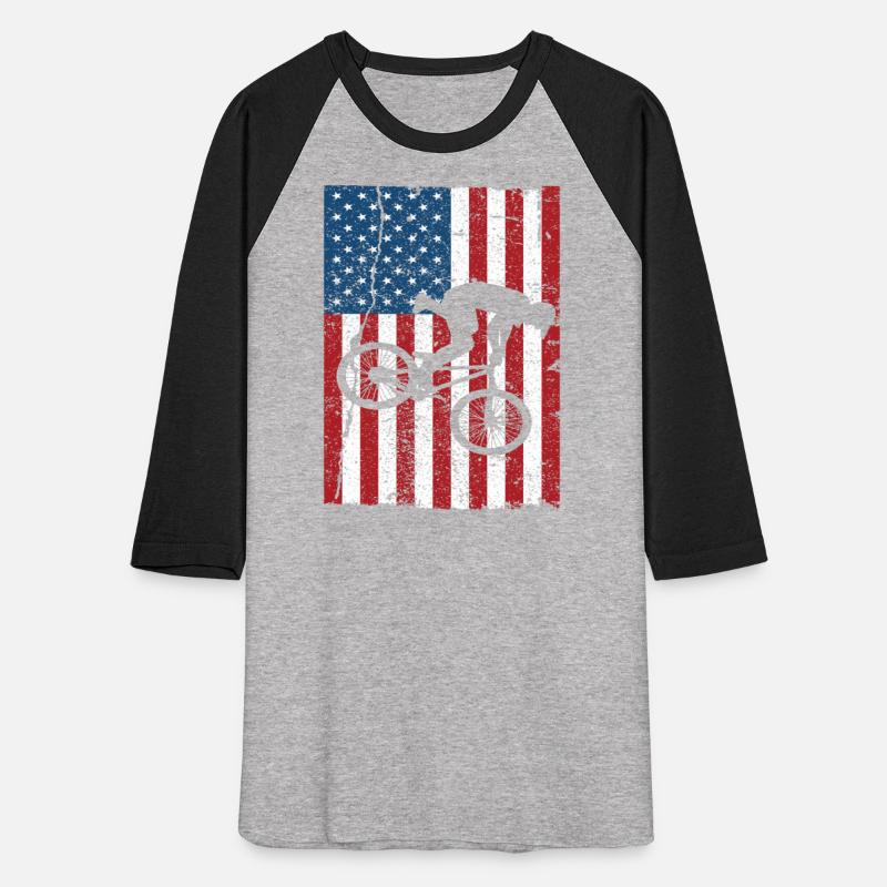 Vintage American Flag Bike Racing Gifts Kids BMX