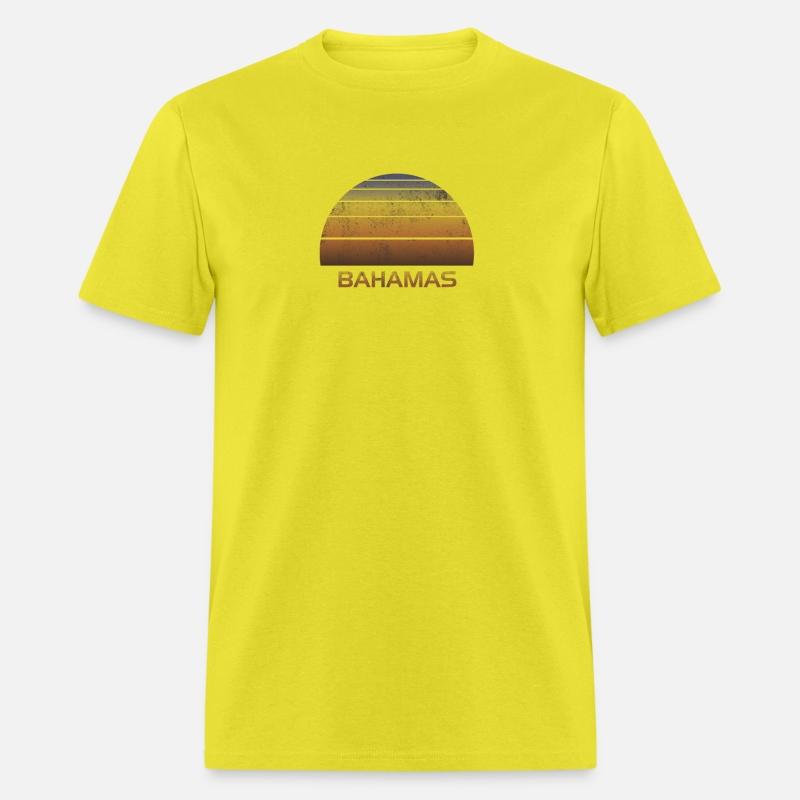 Vintage Bahamas Souvenir Sunset Graphic Print