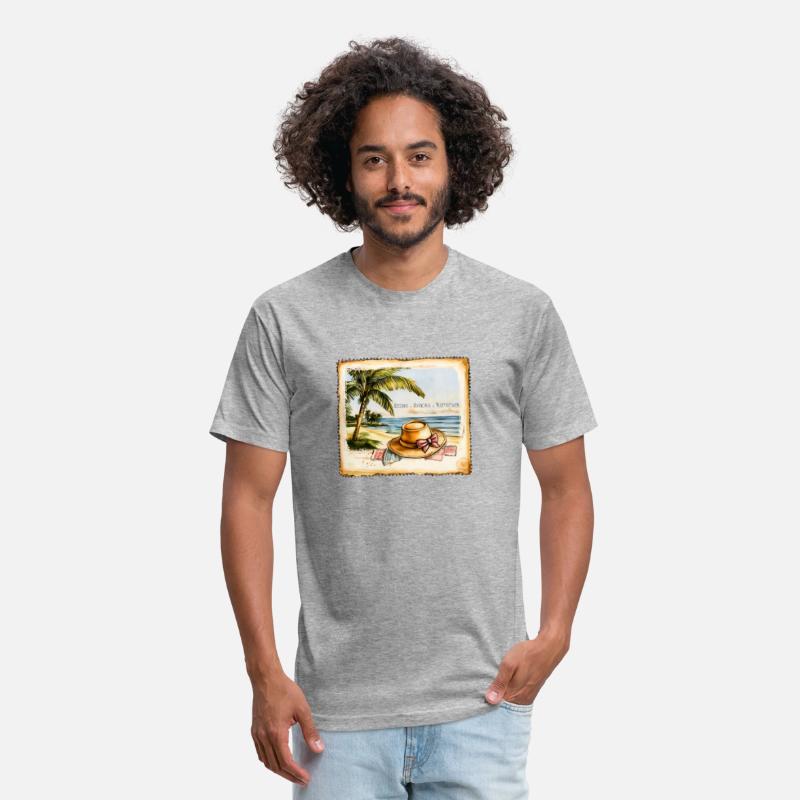 Vintage Beach Memories – Tropical Postcard Art"