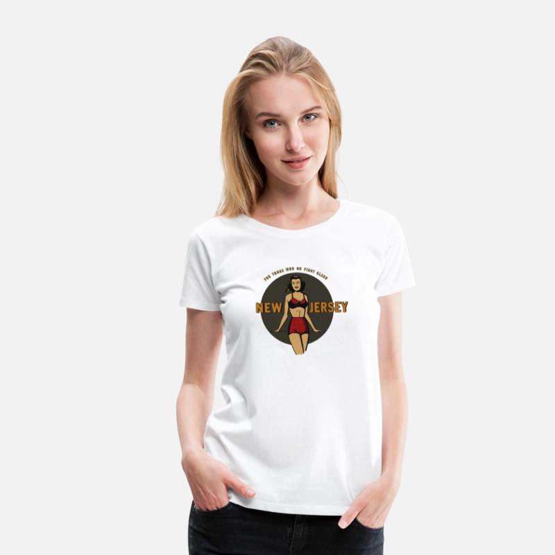 Vintage New Jersey Travel Bikini Lady