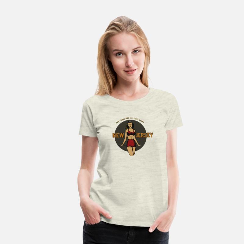 Vintage New Jersey Travel Bikini Lady