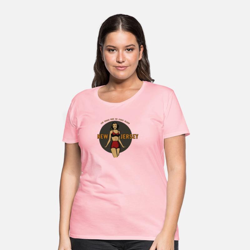 Vintage New Jersey Travel Bikini Lady