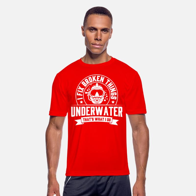 Vintage-Style Print for Scuba Diver