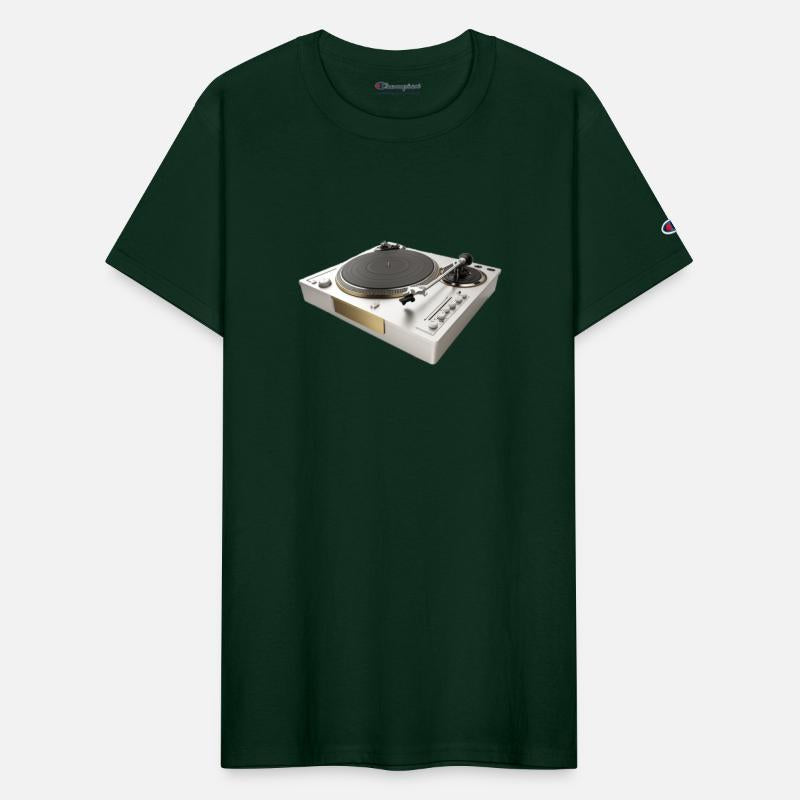 Vintage Turntable in Action