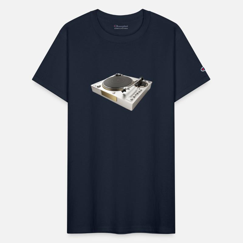 Vintage Turntable in Action