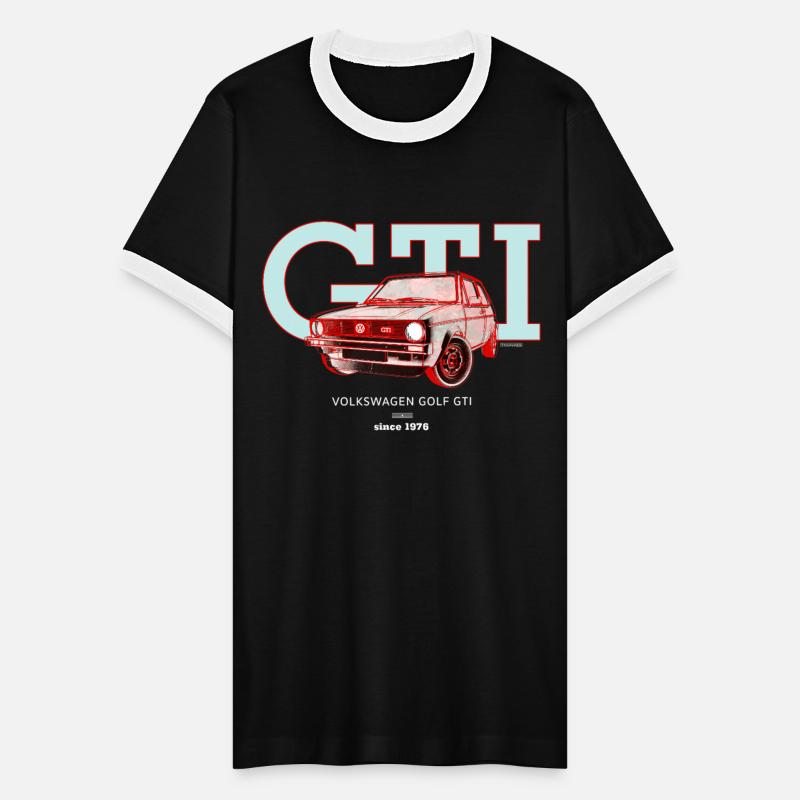 Volkswagen Red VW GTI M1 With GTI Lettering
