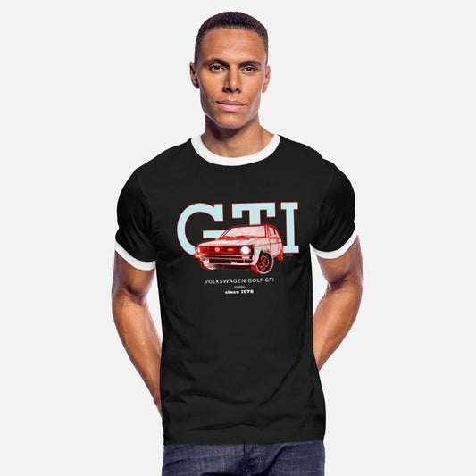 Volkswagen Red VW GTI M1 With GTI Lettering