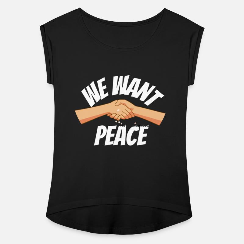 We want peace