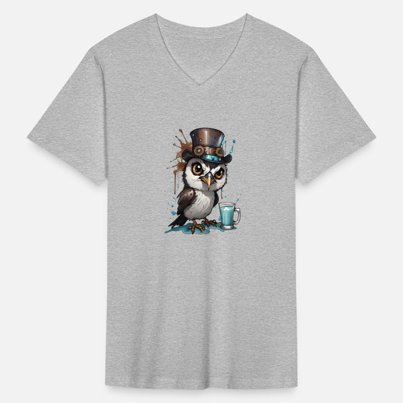 Well-dressed annoyed owl