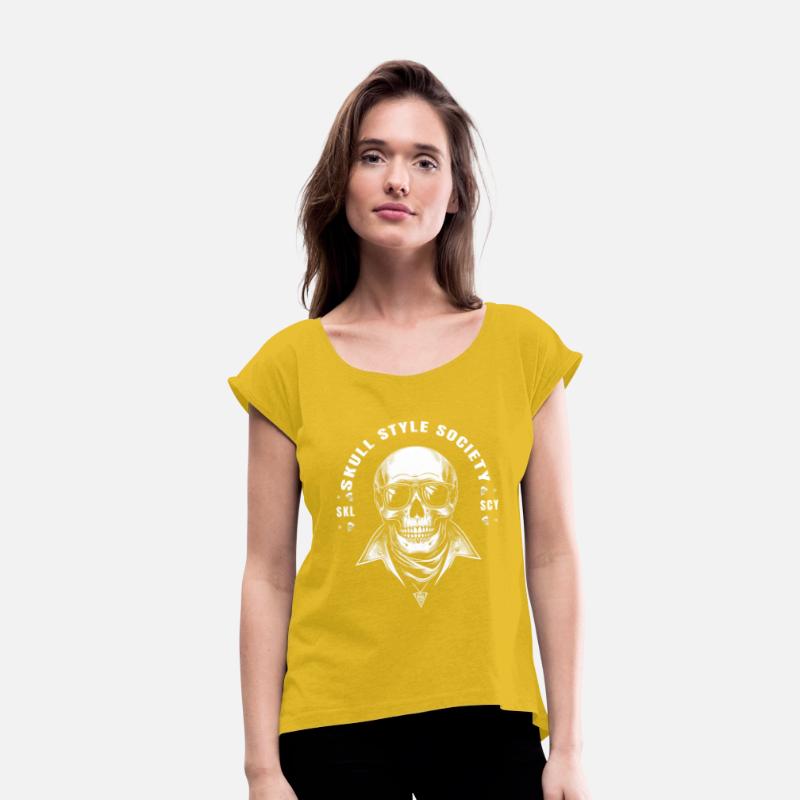 white rock star king skull