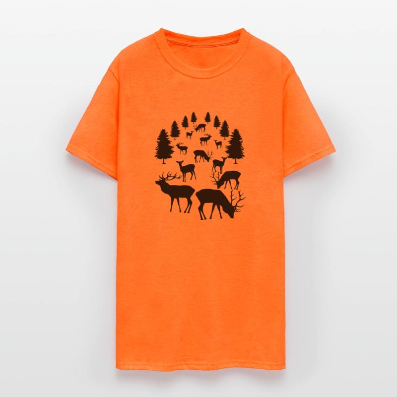 wild deer forest, red deer, animals, hunting