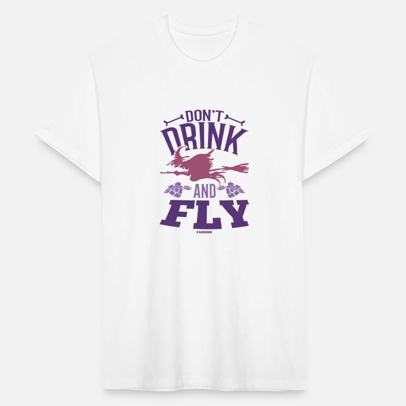 Witch flies on the broom