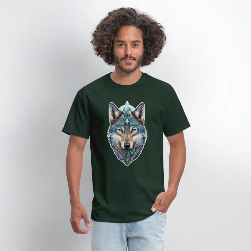 Wolf Watercolor Forest Mystic Animal Wild Animal