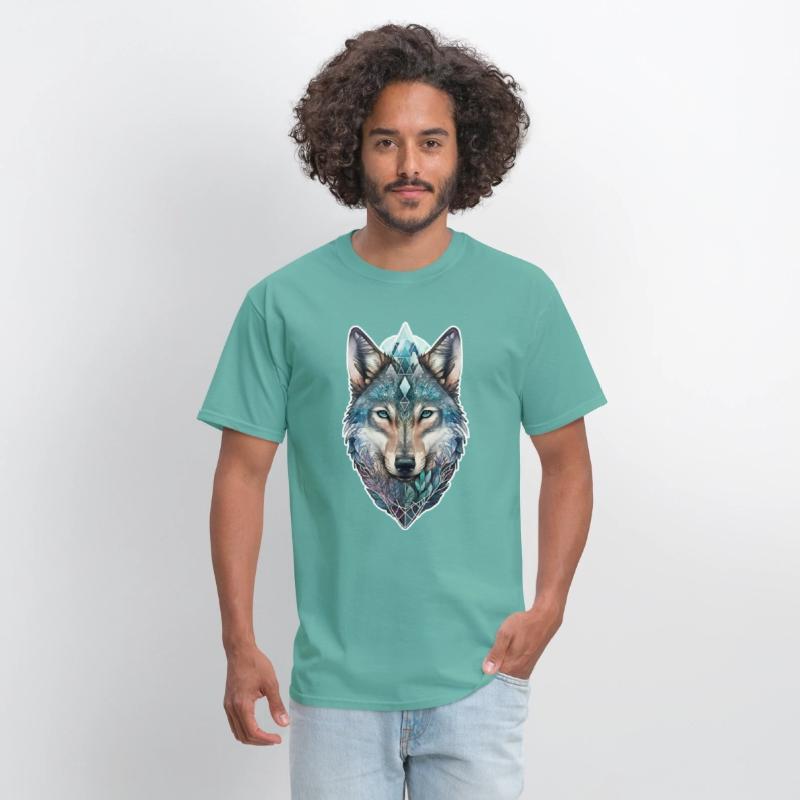 Wolf Watercolor Forest Mystic Animal Wild Animal