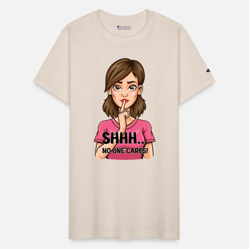 Woman with a silencing finger on her lips