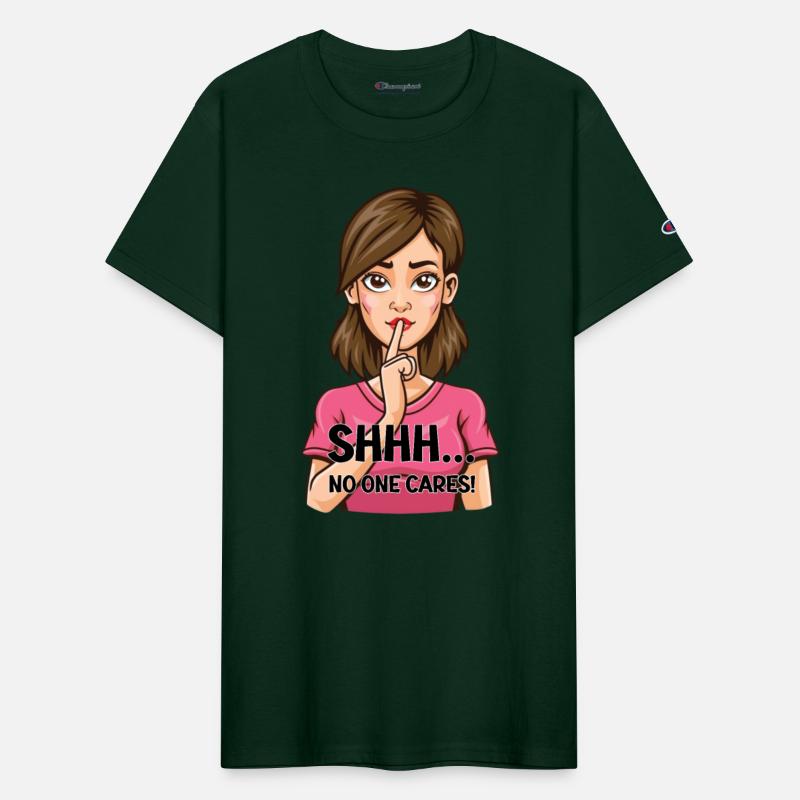 Woman with a silencing finger on her lips