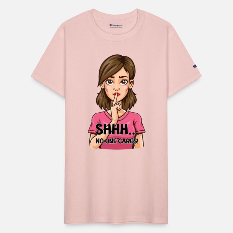 Woman with a silencing finger on her lips