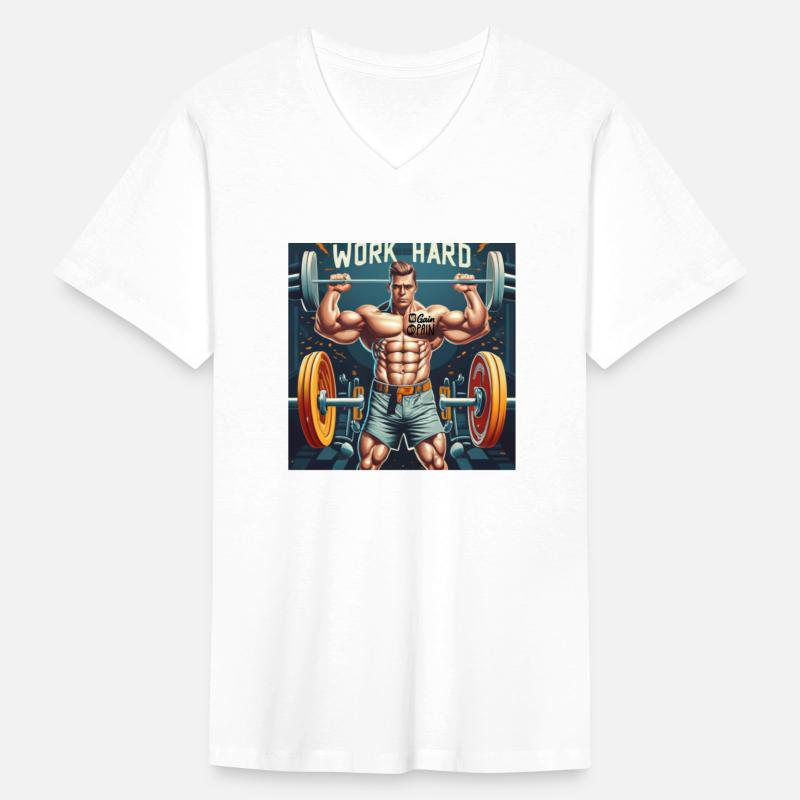 work hard motivation t-shirt