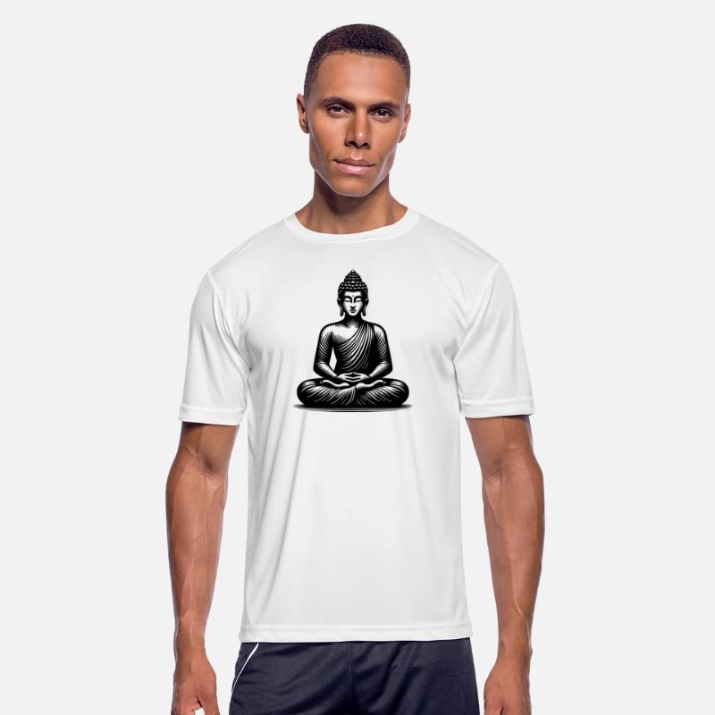 Yoga Buddha Enlightenment Meditation Tattoo Style