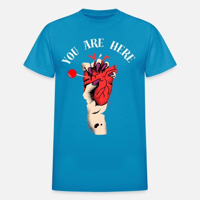 You Are Here Location in Heart Cute Love Relations