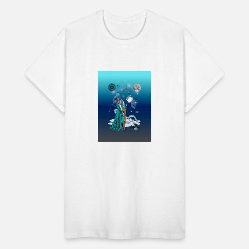 Zodiac sign Aquarius in the unique version Graphic