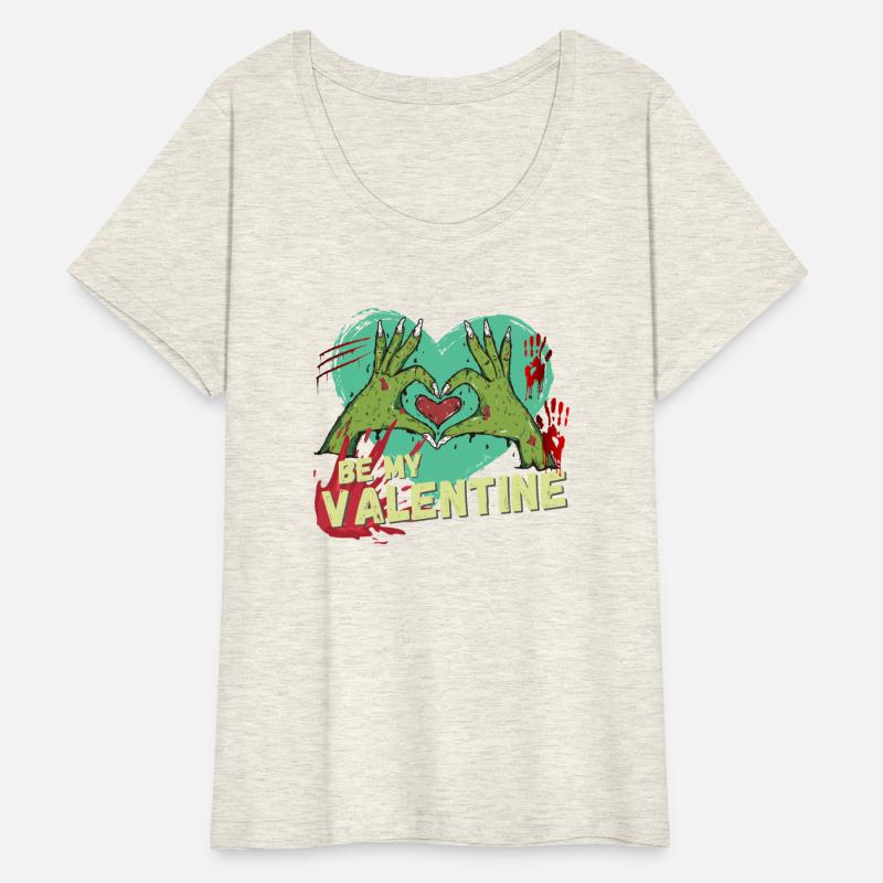 Zombie be my Valentine Hands Heart Love Design